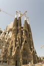 Basilica and Expiatory Church of the Holy Family Barcelona Royalty Free Stock Photo